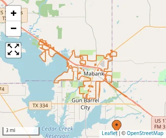 Area schools map