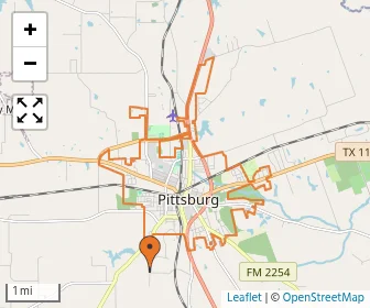 Area schools map