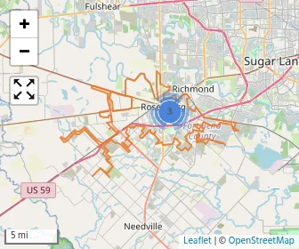 Area schools map