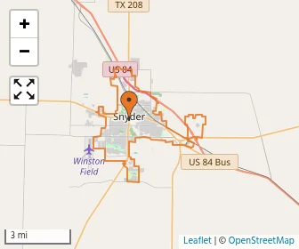Area schools map