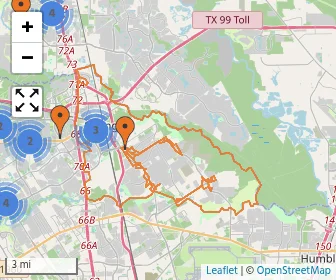 Area schools map