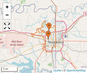 Area schools map