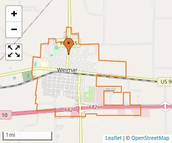 Area schools map