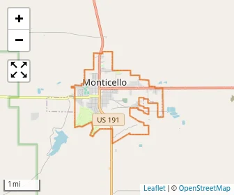 Area schools map