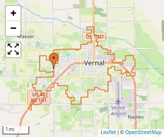 Area schools map