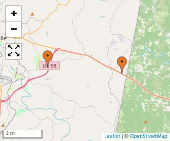 Area schools map