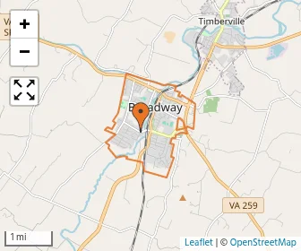 Area schools map