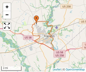 Area schools map