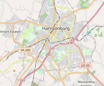 Area schools map