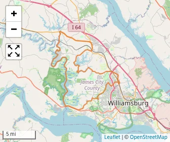 Area schools map