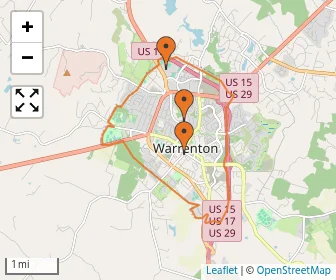 Area schools map