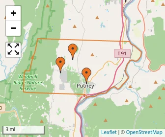 Area schools map