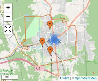 Area schools map