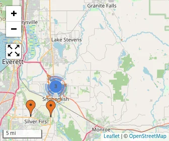 Area schools map