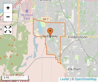 Area schools map