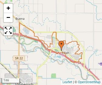 Area schools map