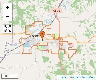 Area schools map