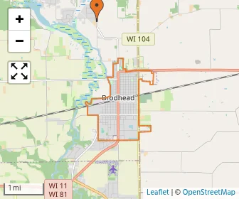 Area schools map