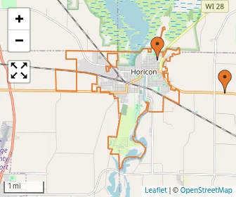 Area schools map