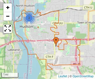 Area schools map