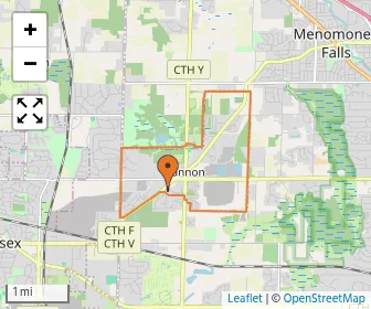 Area schools map