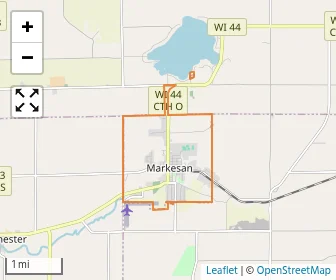 Area schools map
