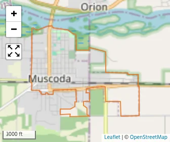 Area schools map