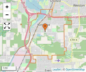 Area schools map