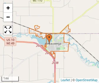 Area schools map