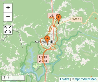 Area schools map