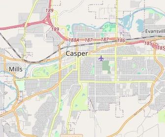 Area schools map