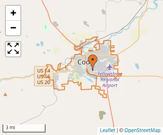 Area schools map